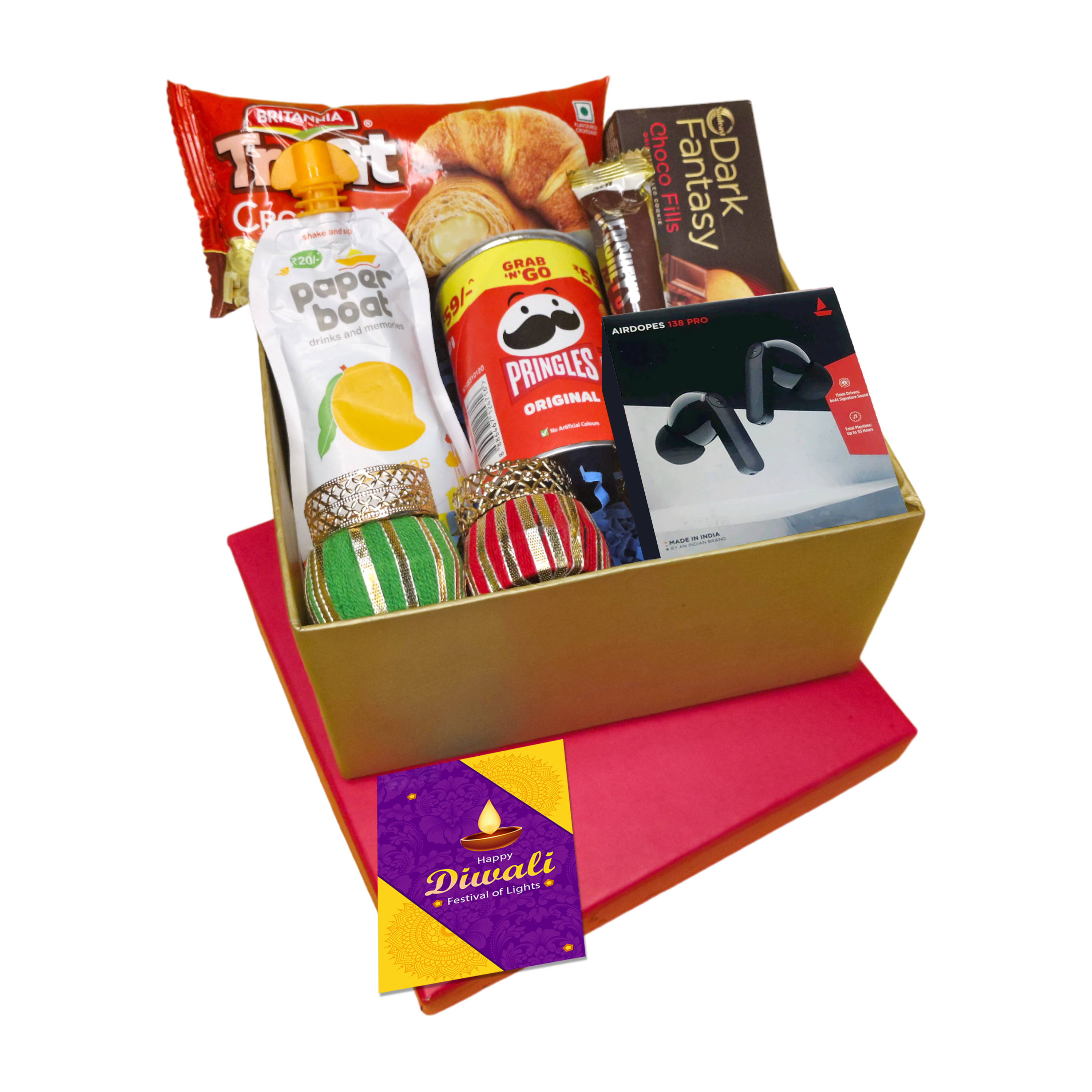 Corporate Diwali Hamper with BoAt 138 Pro Airpods